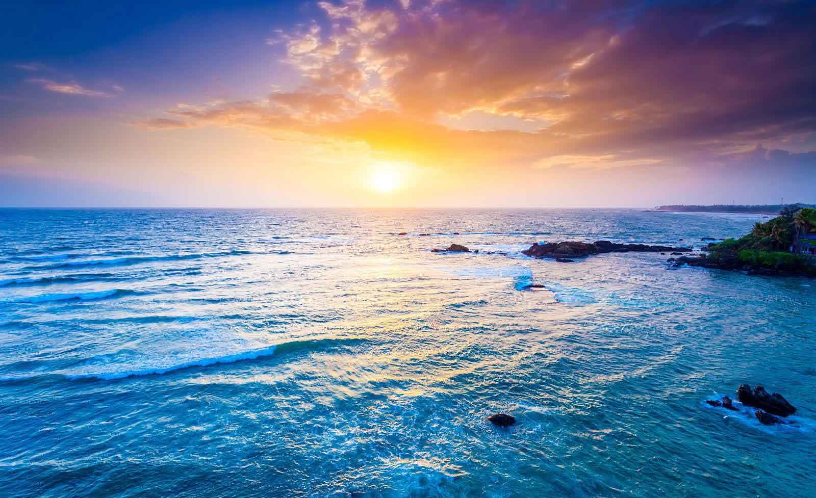 indian ocean sunset